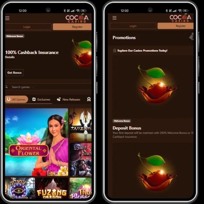 Legale Cocoa Casino Handy App Deutschland